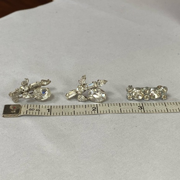 Sparkly vintage rhinestone mini pins - Picture 2 of 4